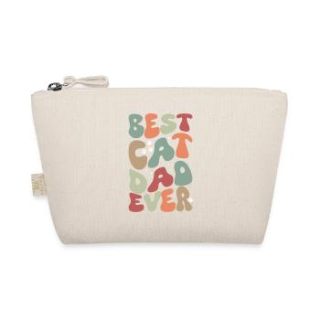 Best Cat Dad Ever Era funny cat - Organic Pouch - nature - Front
