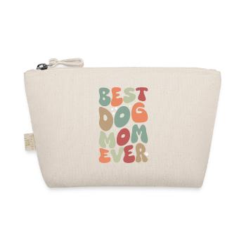 Best Dog Mom Ever Autumn - Organic Pouch - nature - Front