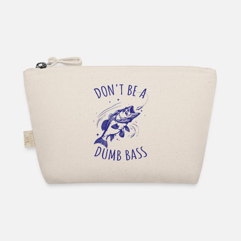 Funny fishing saying fish Organic Pouch