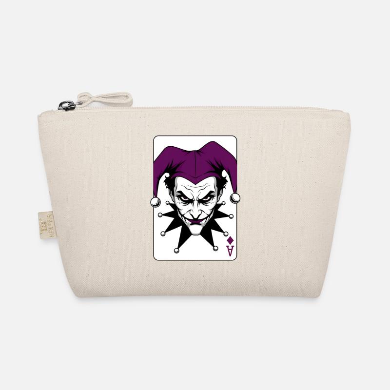 Harlekin Joker Clown Illustration Bio-Täschchen