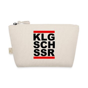 KLGSCHSSR - Klugscheisser - Besserwisser - Bio-Täschchen - Natur - Vorne