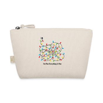 I-m Fine Everything Is Fine, christmas team - Organic Pouch - nature - Front