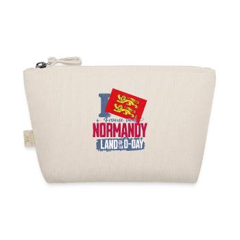 Design Land de Normandie avec Lion et Drapeau - Trousse biologique - nature - Devant