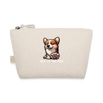 Talk To The Paw Corgi Corgis Welsh Corgi Corgifan - Organic Pouch - nature - Front