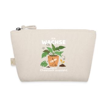 Ich wachse, auch wenn es chaotisch aussieht - Bio-Täschchen - Natur - Vorne