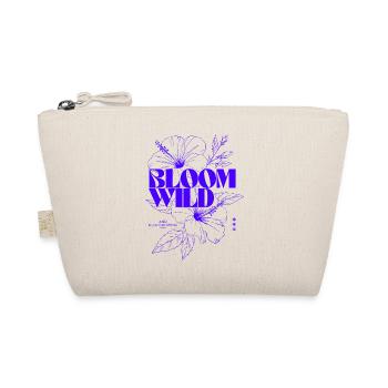 Bloom Wild Floral Typographie Design - Trousse biologique - nature - Devant