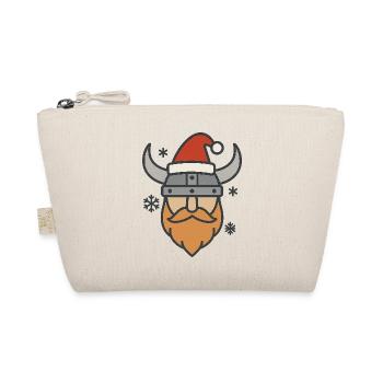 Vikings with Santa hats - Organic Pouch - nature - Front