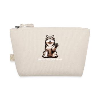 Talk to the paw husky husky owner huskies - Organic Pouch - nature - Front