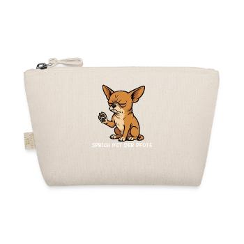 Talk to the Paw Chihuahua Chihuahua Owner - Organic Pouch - nature - Front