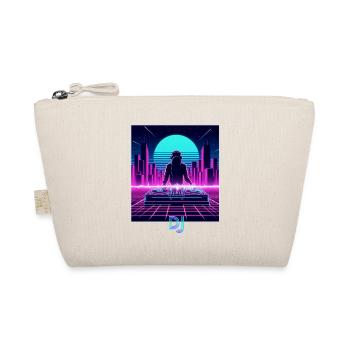 DJ Neon Skyline - Bio-Täschchen - Natur - Vorne