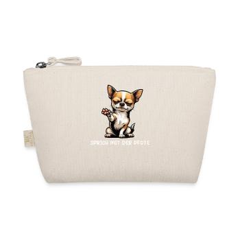 Talk to the Paw Chihuahua Chihuahua Owner - Organic Pouch - nature - Front