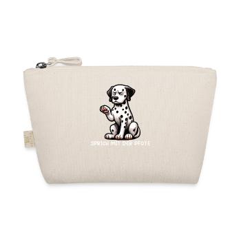 Talk to the paw Dalmatian Dalmatian Keeper - Organic Pouch - nature - Front