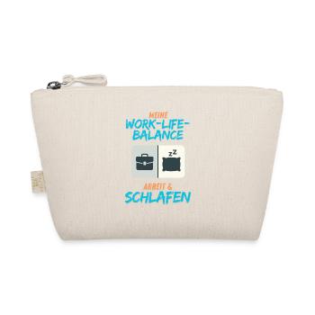 Meine Work-Life Balance: Arbeit & Schlafen - Bio-Täschchen - Natur - Vorne
