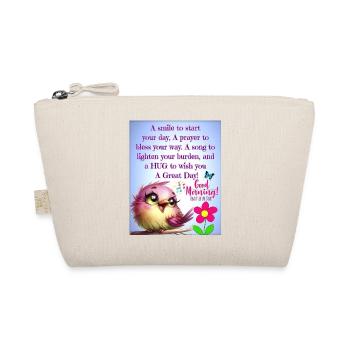 Morning Bird Joy - Organic Pouch - nature - Front