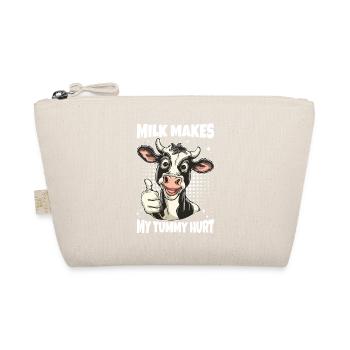 Lactose Intolerant Cow Saying - Organic Pouch - nature - Front