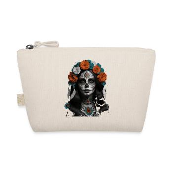 Sugar Skull Bloom Crown - Organic Pouch - nature - Front