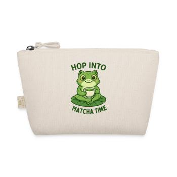 Matcha Frog Tea Time Motif Breakfast - Organic Pouch - nature - Front