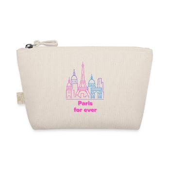 Néon Horizon Paris Silhouette Ville Ville - Trousse biologique - nature - Devant