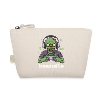 Respawn and Rise Zombie Gamer - Bio-Täschchen - Natur - Vorne