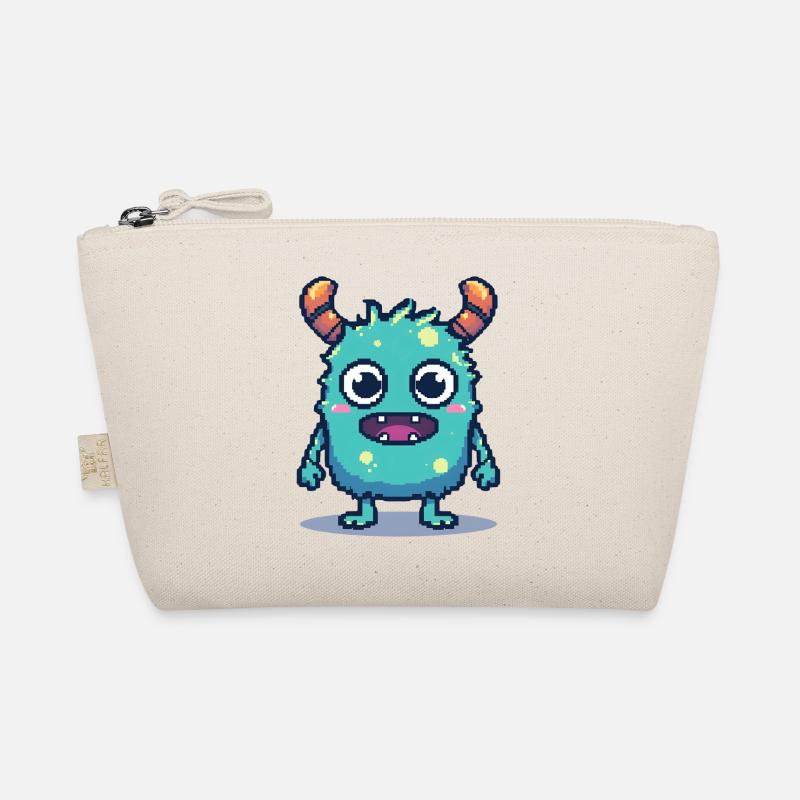 8 bits mignon pixel monstre style rétro des années 90 Trousse biologique