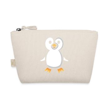 Cute Cartoon Penguin Illustration - Organic Pouch - nature - Front