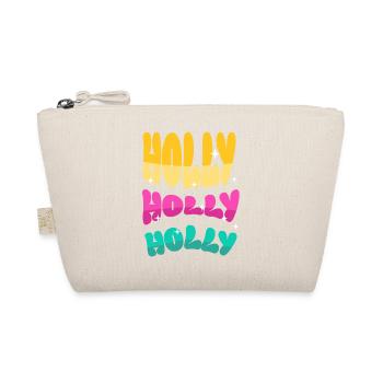 Holly Holiday Tricolor - Organic Pouch - nature - Front