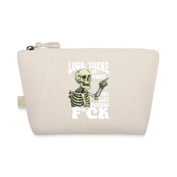 Halloween Squelette Volant F*ck - Trousse biologique - nature - Devant