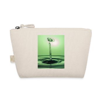 Green Liquid Abstract - Organic Pouch - nature - Front