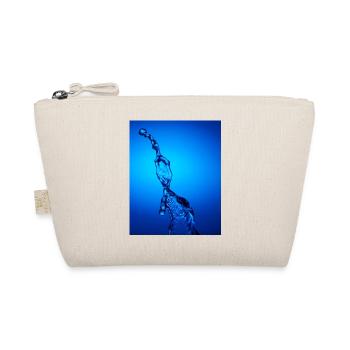 Blue Backlit Water Abstract - Organic Pouch - nature - Front