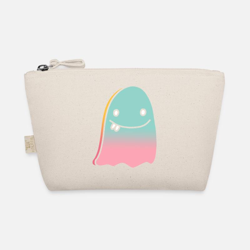 Ghost doodle gradient Organic Pouch