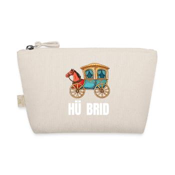 Hü Brid - Lustiges Hybrid Auto - Pferd - Bio-Täschchen - Natur - Vorne