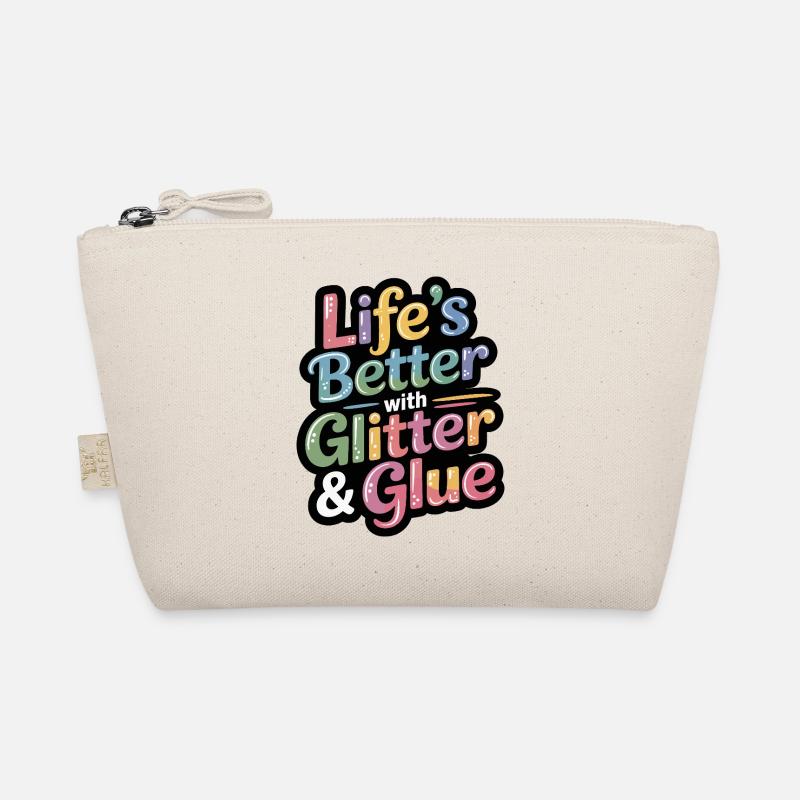 Glitzer & Kleber Lebensfreude Bio-Täschchen