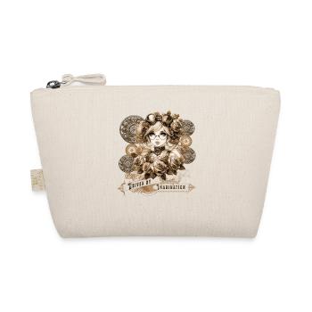 Driven by Imagination Anime Steampunk Woman - Organic Pouch - nature - Front