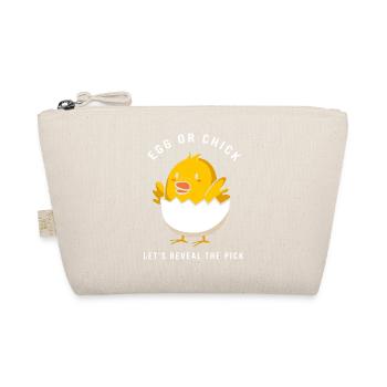Expectant Mom Easter Gender Reveal - Organic Pouch - nature - Front