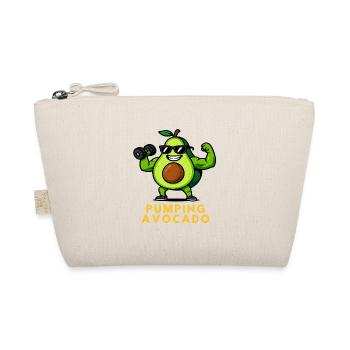Pumping Avocado Fitness Obst Gemüse Design  - Bio-Täschchen - Natur - Vorne