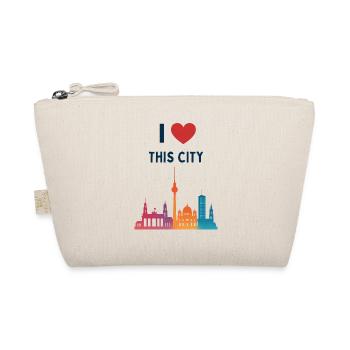 I love this city – colorful skyline - Organic Pouch - nature - Front