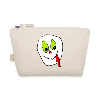 Neon crâne sourire Halloween - Trousse biologique - nature - Devant