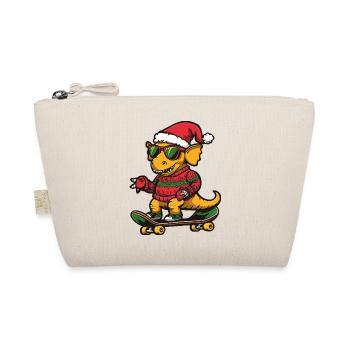 Dinosaure tricératops Noël drôle - Trousse biologique - nature - Devant