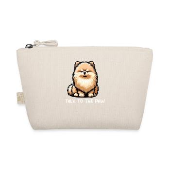Talk to the Paw Pomeranian Pomeranian Pomeranian Spitz Dog - Organic Pouch - nature - Front