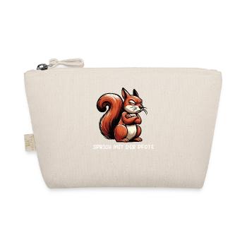 Talk to the paw squirrel squirrel rodent - Organic Pouch - nature - Front