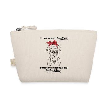 Hundeliebhaber Beagle Design - Bio-Täschchen - Natur - Vorne