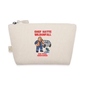 Autounfall Chef Cartoon Rettungsszene - Organic Pouch - nature - Front