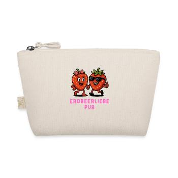 Pure strawberry love – fruity friendship - Organic Pouch - nature - Front