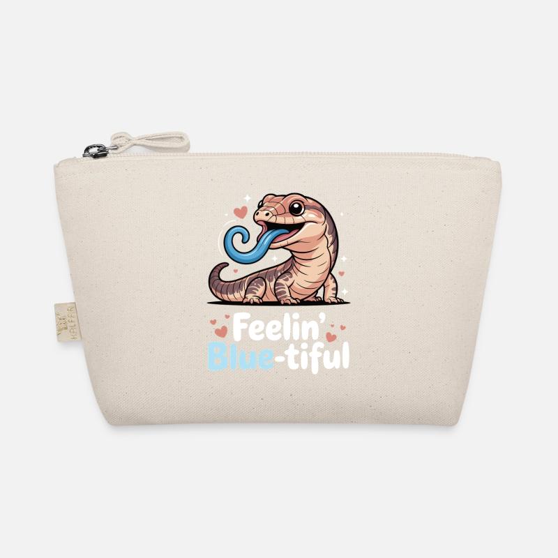 Blue-tongued skink reptile lizard Organic Pouch
