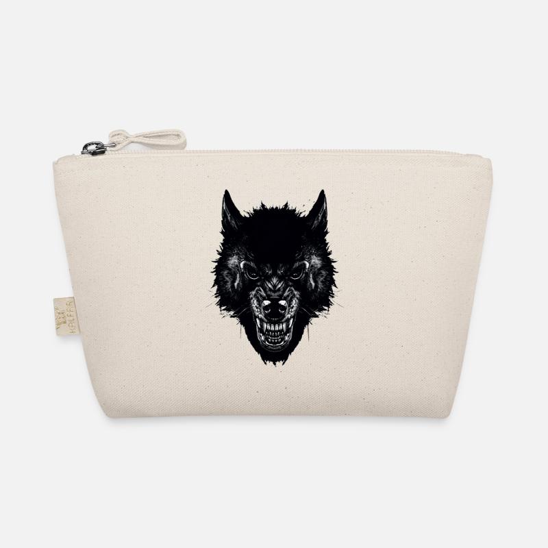 Wolf - Bio-Täschchen - Natur