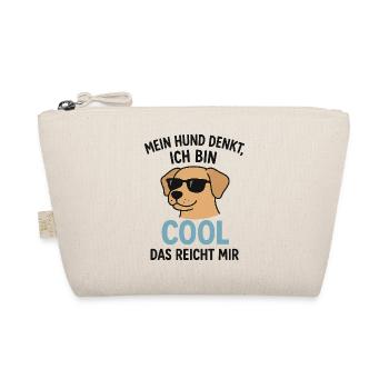 My dog thinks I'm cool – that's enough for me - Organic Pouch - nature - Front
