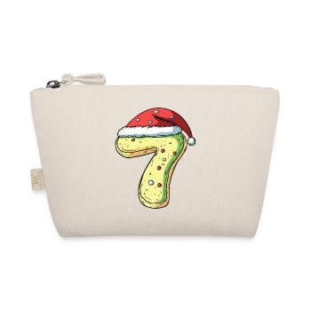 7 Number Cookie Christmas - Organic Pouch - nature - Front