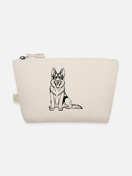 Schäferhund Hunde T-shirt Geschenk - Bio-Täschchen - Natur