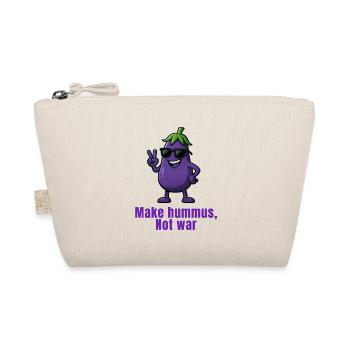 Houmous - Caricature de dessin animé d’aubergine - Trousse biologique - nature - Devant