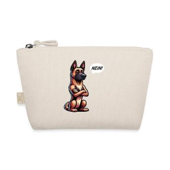 No Malinois Belgian Shepherd Malinoishund - Organic Pouch - nature - Front